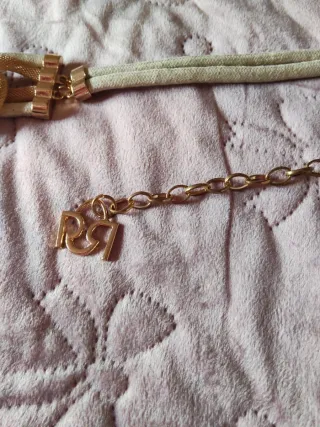 Cintura Rinascimento Beige/Oro Regolabile