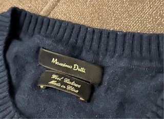 Jersey Massimo Dutti Azul Talla S