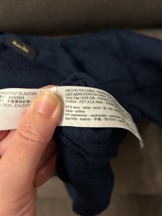 Jersey Massimo Dutti Azul Talla S
