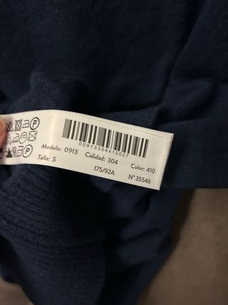 Jersey Massimo Dutti Azul Talla S