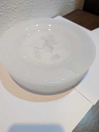 Plato Cristal Mickey Disneyland Paris Años 2000