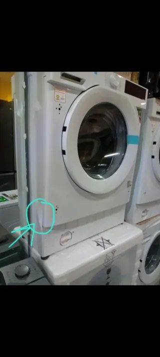 Lavadora Candy Integrable 8 kg