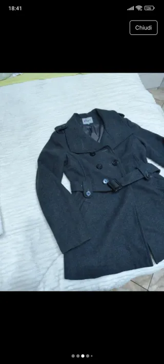 Cappotto donna grigio