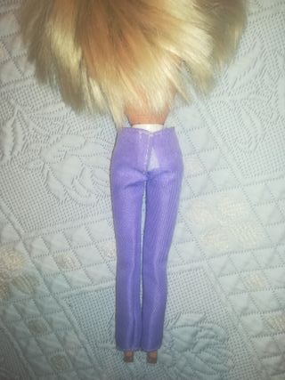 Calças Roxas para Bonecas