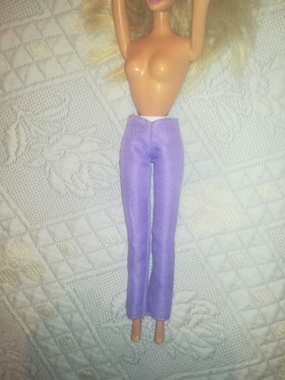 Calças Roxas para Bonecas