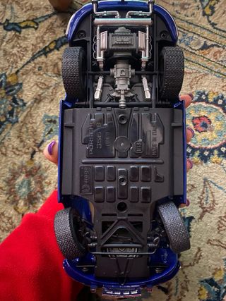 Bburago Porsche 356 B cabrio blu