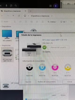 Stampante HP Color Laser MFP 178nw