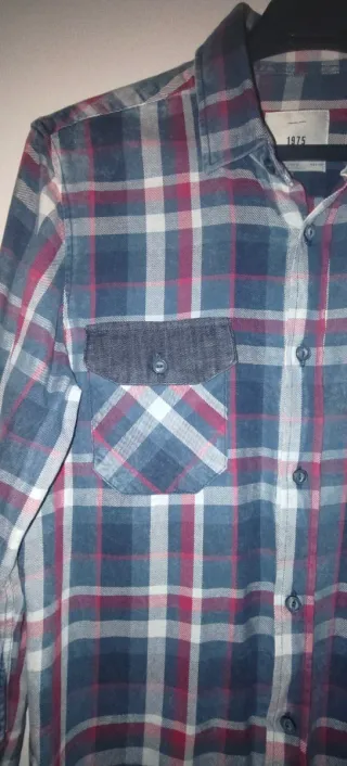 Camisa Zara cuadros hombre Talla M