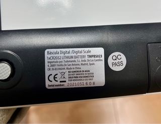 Báscula de cocina TM Electron