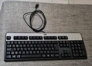 Teclado HP Negro y Plateado