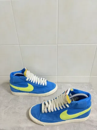 Nike Blazer Mid Donna Blu/Verde