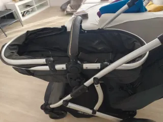 Cochecito hermanos doble