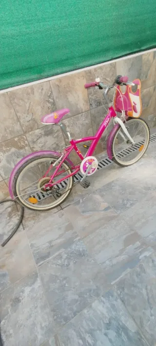 Bicicleta niña rosa