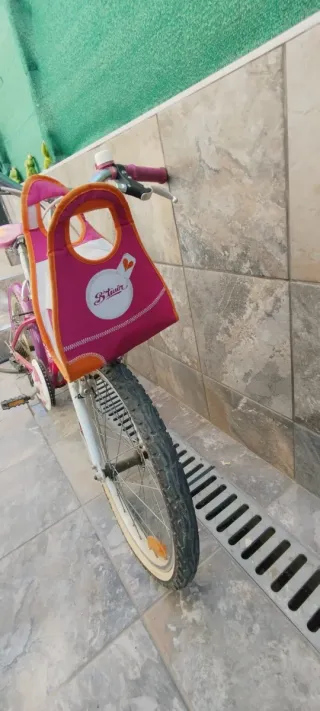 Bicicleta niña rosa