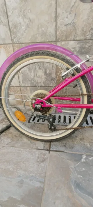 Bicicleta niña rosa