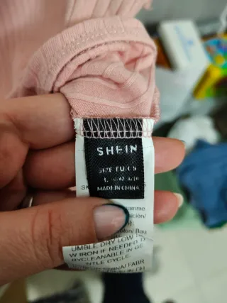 Body Manga Corta Rosa