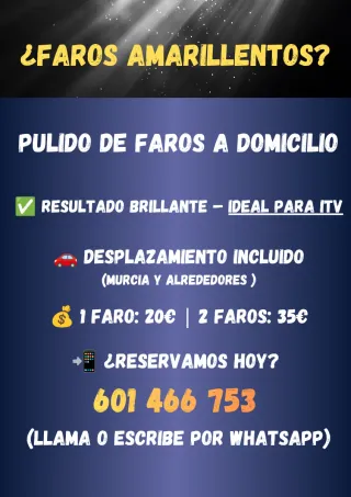 Pulido de Faros Murcia