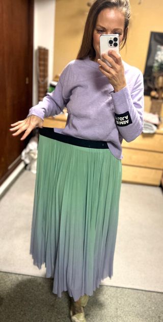 Falda Bimba y Lola tul degradado talla 40