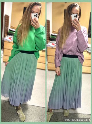 Falda Bimba y Lola tul degradado talla 40