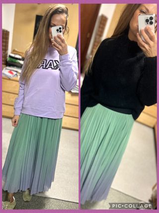 Falda Bimba y Lola tul degradado talla 40