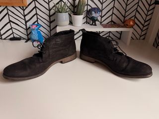 Botas Zara Piel Negra Talla 44