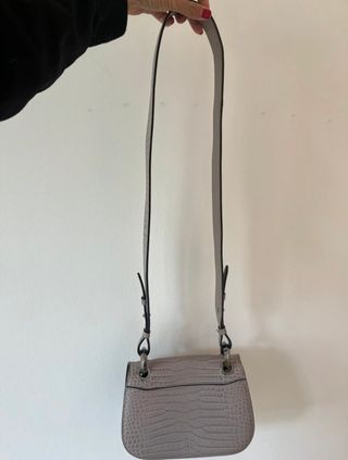 Bolso Jimmy Choo Beige/Plata Cocodrilo