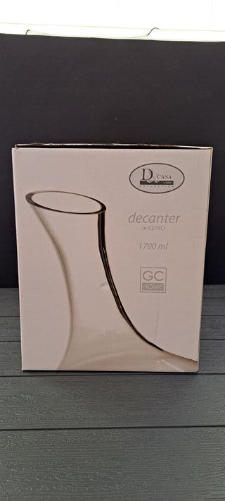 Decanter vetro 1700 ml novo con scatolo originale