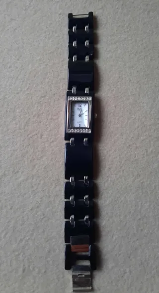 Orologio donna R&G nero e argento