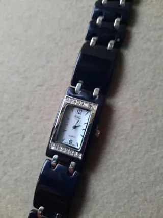 Orologio donna R&G nero e argento