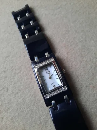 Orologio donna R&G nero e argento