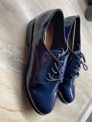 Zapatos FAMA.PASTOR Talla 40 Azules