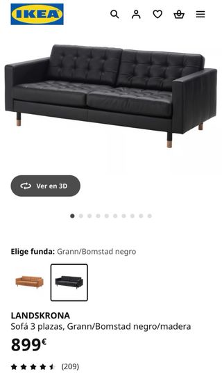 Sofá de 3 plazas LANDSKRONA