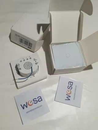 Interruptor Táctil Cristal Empotrable conmutado