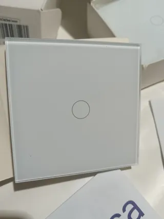 Interruptor Táctil Cristal Empotrable conmutado