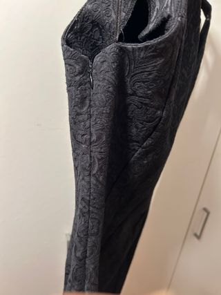 Vestido Zara Negro Asimétrico