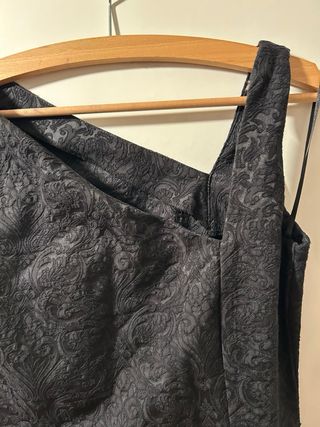 Vestido Zara Negro Asimétrico