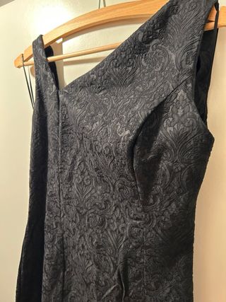 Vestido Zara Negro Asimétrico