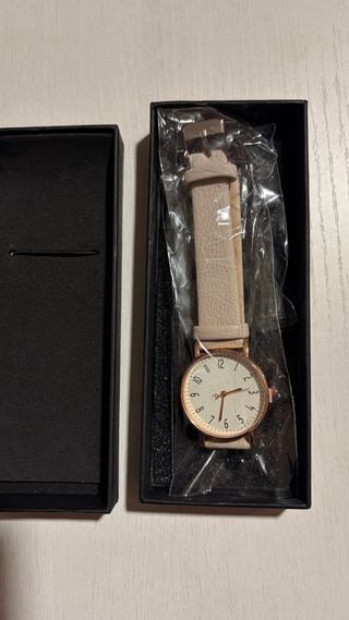 Reloj OFFCUP Beige/Dorado