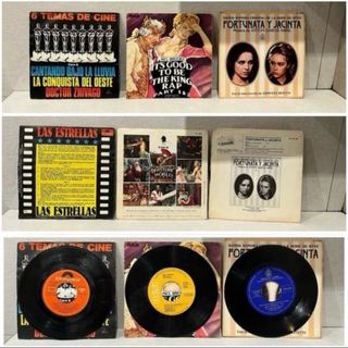 Lote 14 singles vinilos bandas sonoras películas