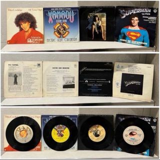 Lote 14 singles vinilos bandas sonoras películas