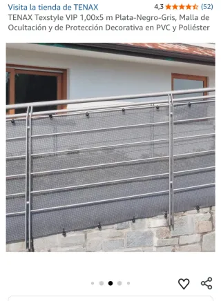 Malla de ocultación y protección TENAX