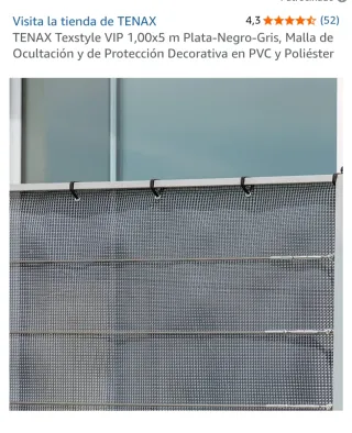 Malla de ocultación y protección TENAX