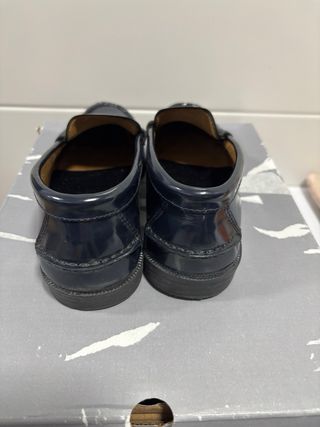 Mocasines negros talla 35 con un uso