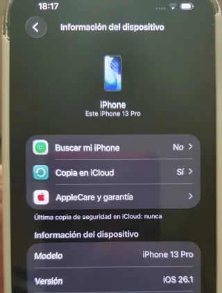 iPhone 13 Pro 256GB Gris Grafito