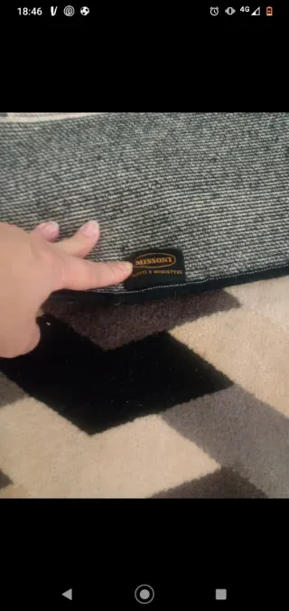 Tappeto Missoni lana vergine