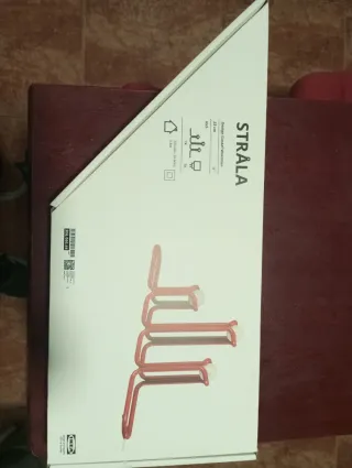 Candelabro Strala IKEA Rojo