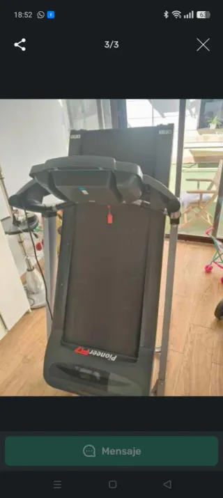 Cinta de correr profesional Pioneer F7