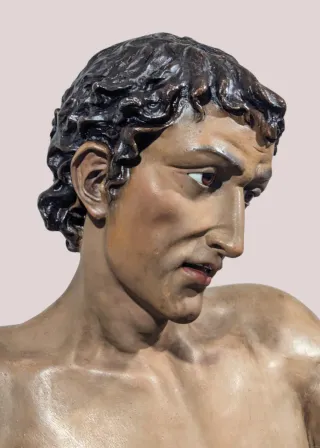 Escultura Sayón tamaño natural