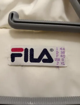 Piumino Fila Bianco Taglia 44