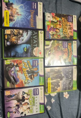Lote 6 Juegos Xbox 360 Kinect